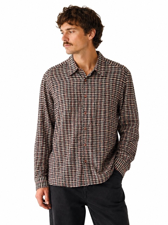 Jhane Barnes Other - Vintage Jhane Barnes Storm Shirt Men's Large Geometric Pattern Button Up Cotton